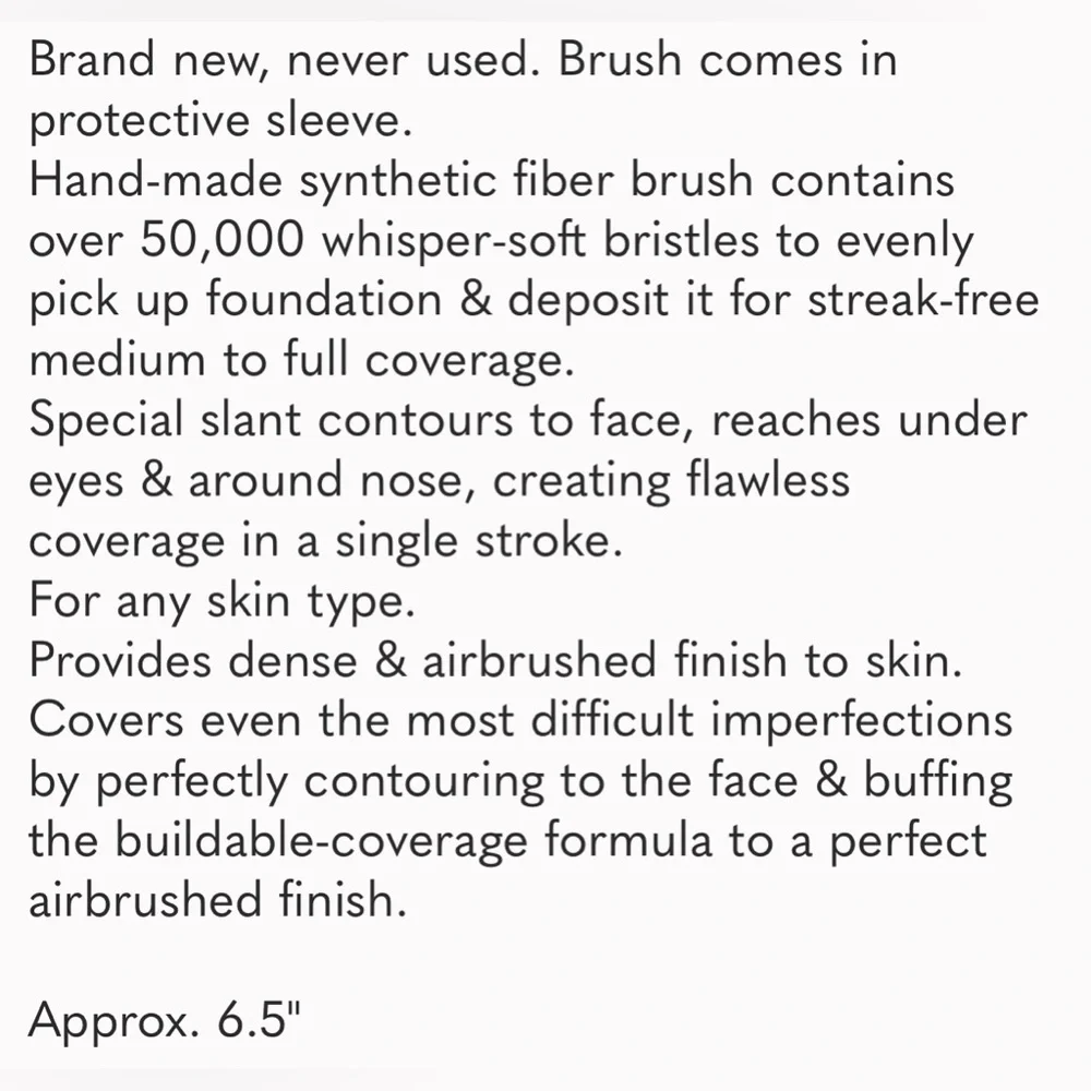 Laura Geller NEW Angled Liquid Foundation Brush - Picture 3 of 3